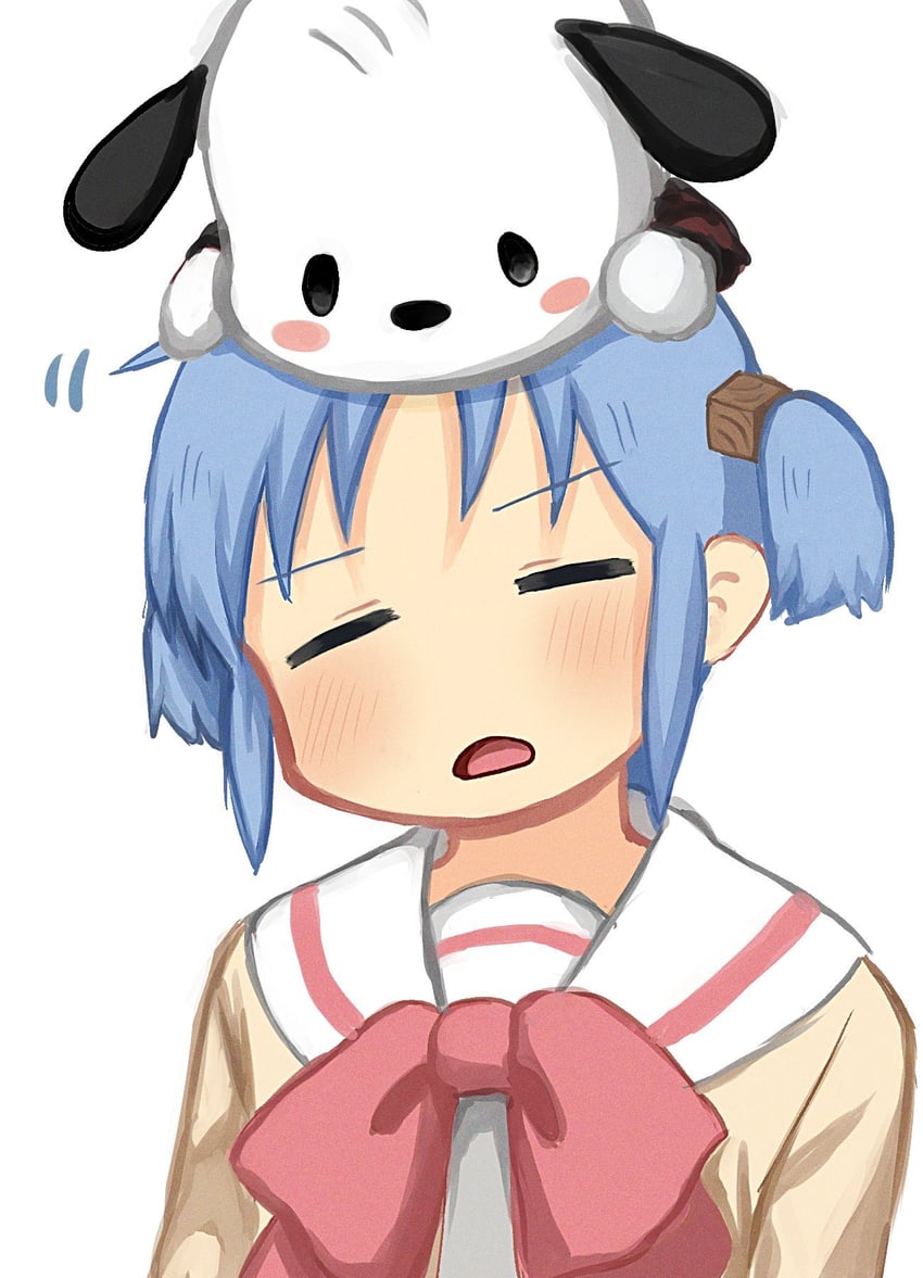 naganohara mio and pochacco (sanrio and 1 more) drawn by naganoharamiomio