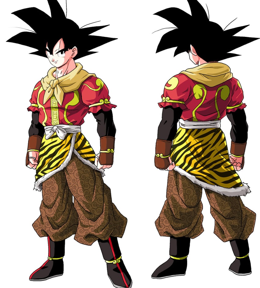 son goku and sun wukong (dragon ball and 1 more) drawn by kamishima_kanon