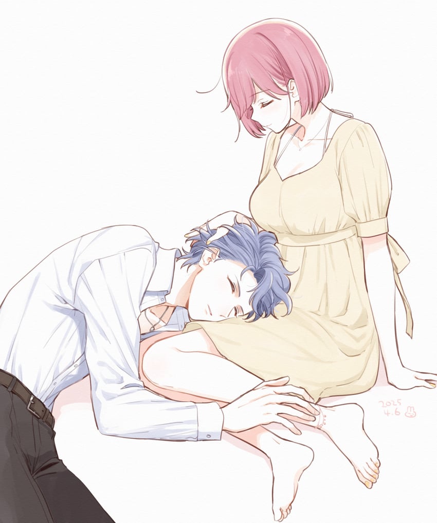 protagonist and shitara seiji (tokimeki memorial and 2 more) drawn by krudears