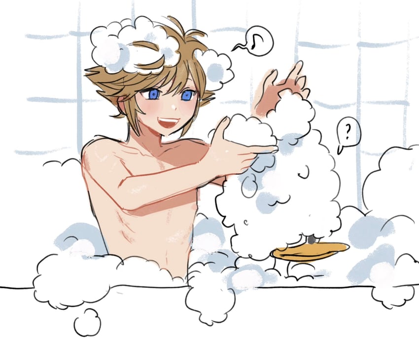 sora and donald duck (kingdom hearts and 1 more) drawn by hat_babo