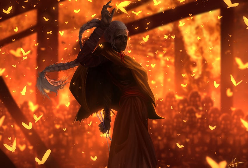 lady butterfly (sekiro: shadows die twice) drawn by celest_c