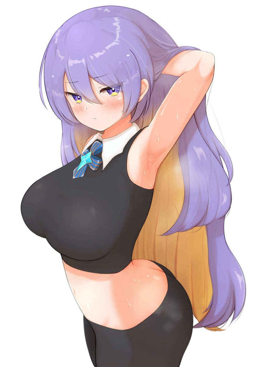 moona hoshinova (hololive and 1 more) drawn by suica_koubou