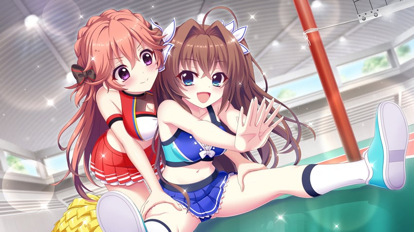 shikimiya aone and haeno akari (re:stage!) drawn by izumi_tsubasu