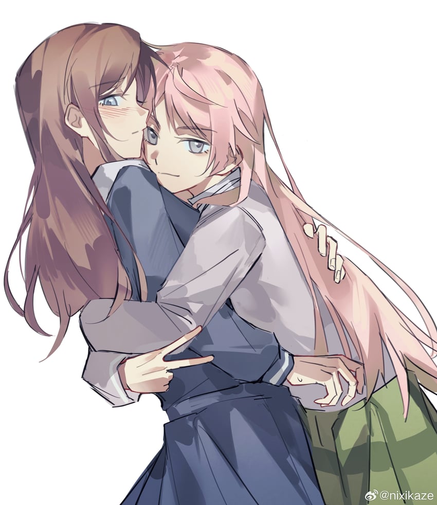 chihaya anon and nagasaki soyo (bang dream! and 1 more) drawn by shiba257