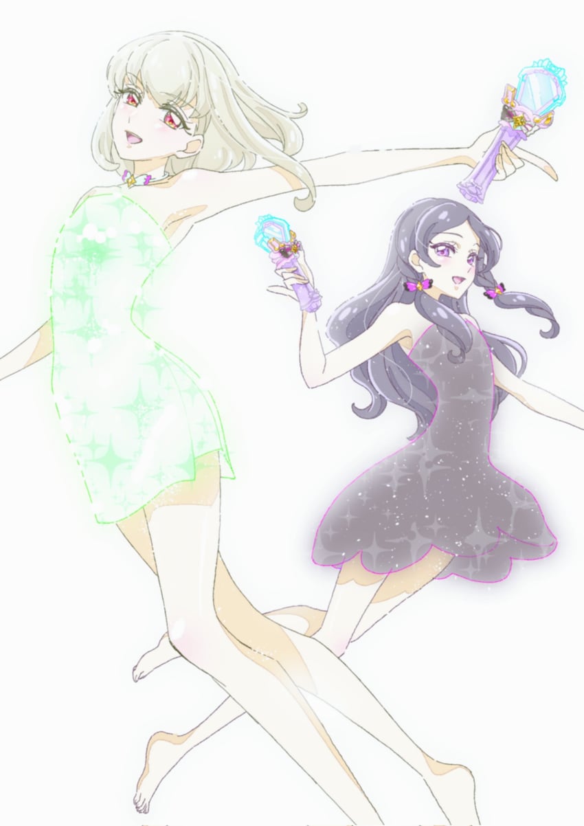 cure zukyuun and cure kiss (precure and 1 more) drawn by sugimoto_miho