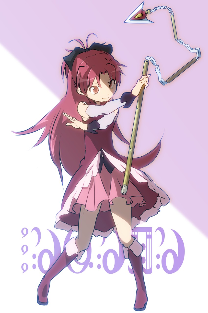 sakura kyoko (mahou shoujo madoka magica) drawn by washu_junkyu