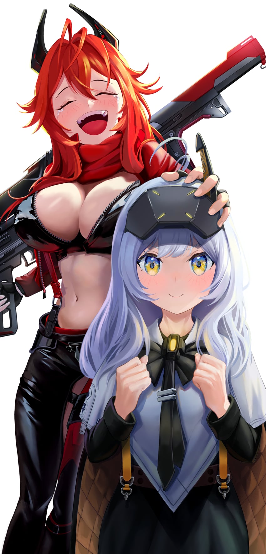 red hood and snow white (goddess of victory: nikke) drawn by azul_(hhez3423)