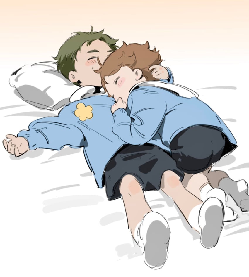 oikawa tooru and ushijima wakatoshi (haikyuu!!) drawn by fandangyu