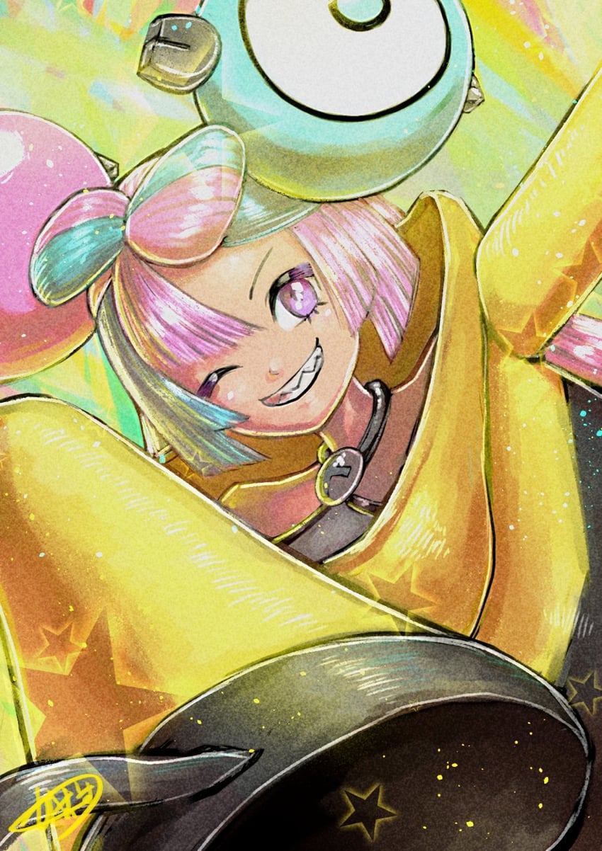 iono (pokemon and 1 more) drawn by kaosu_(kaosu0905)