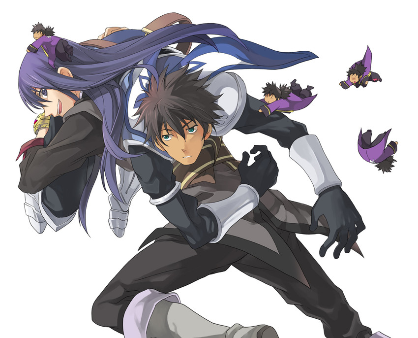 yuri lowell, raven, and damuron atomaisu (tales of and 1 more) drawn by ayumiso