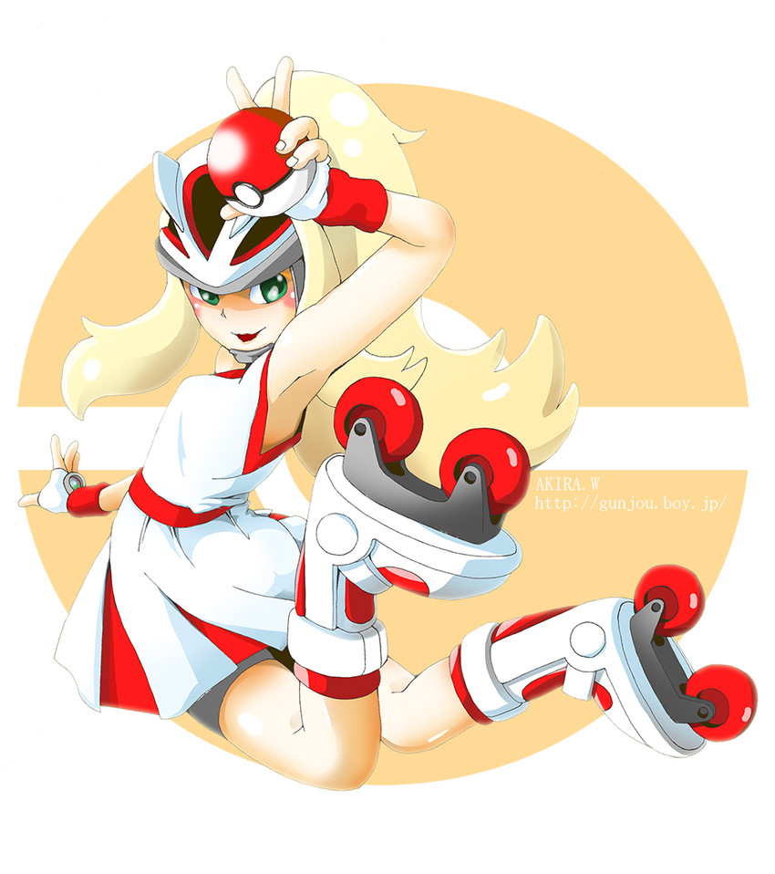 korrina (pokemon and 1 more) drawn by watanabe_akira_(akira_gunjou)
