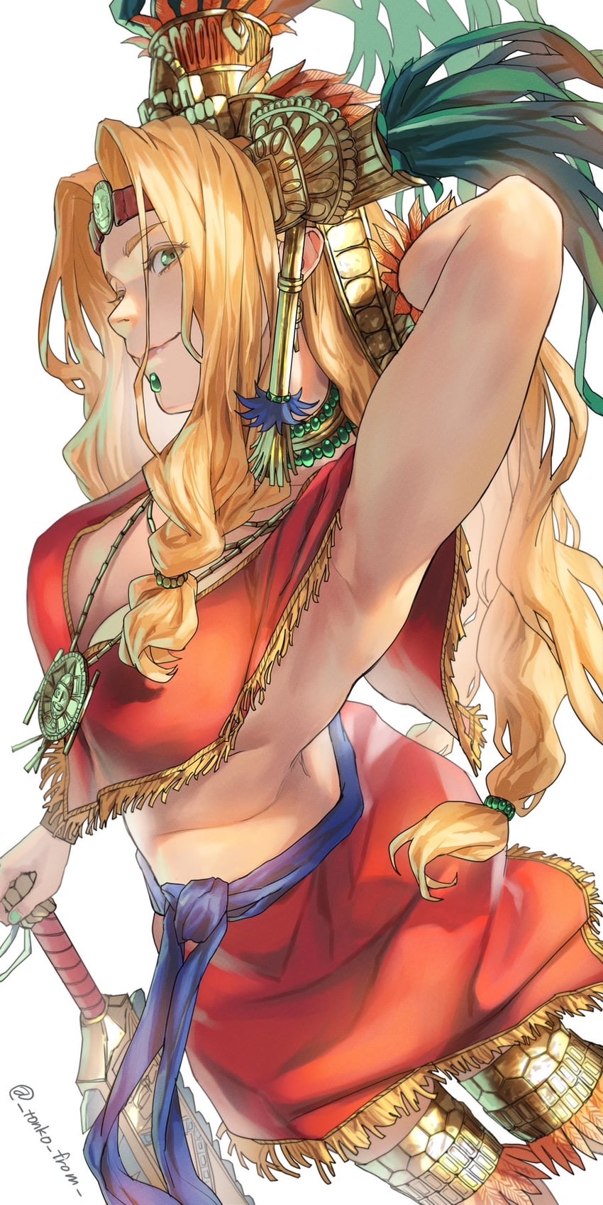 quetzalcoatl (fate and 1 more) drawn by tonko_from