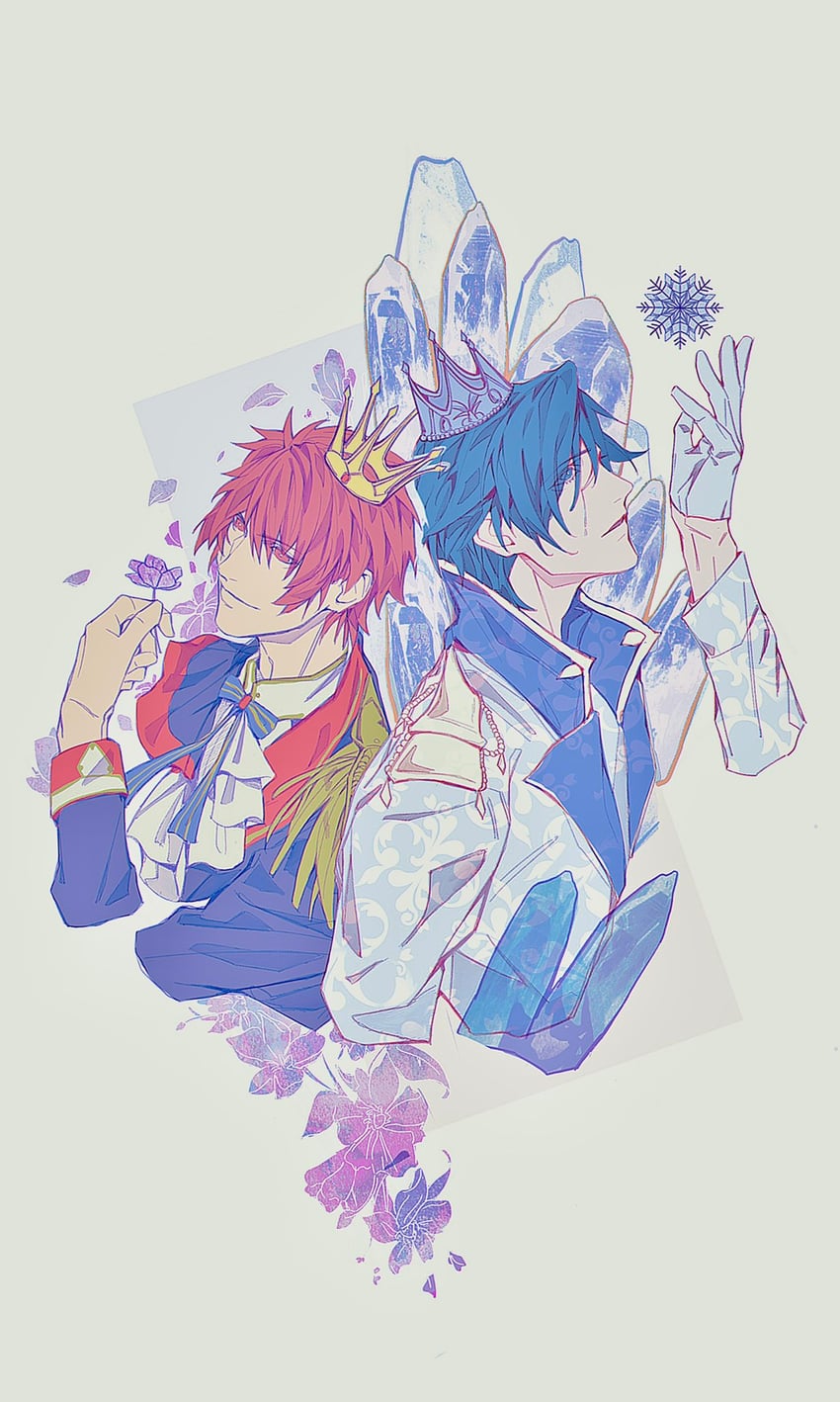 ichinose tokiya and ittoki otoya (uta no prince-sama and 1 more) drawn by qqelephant1