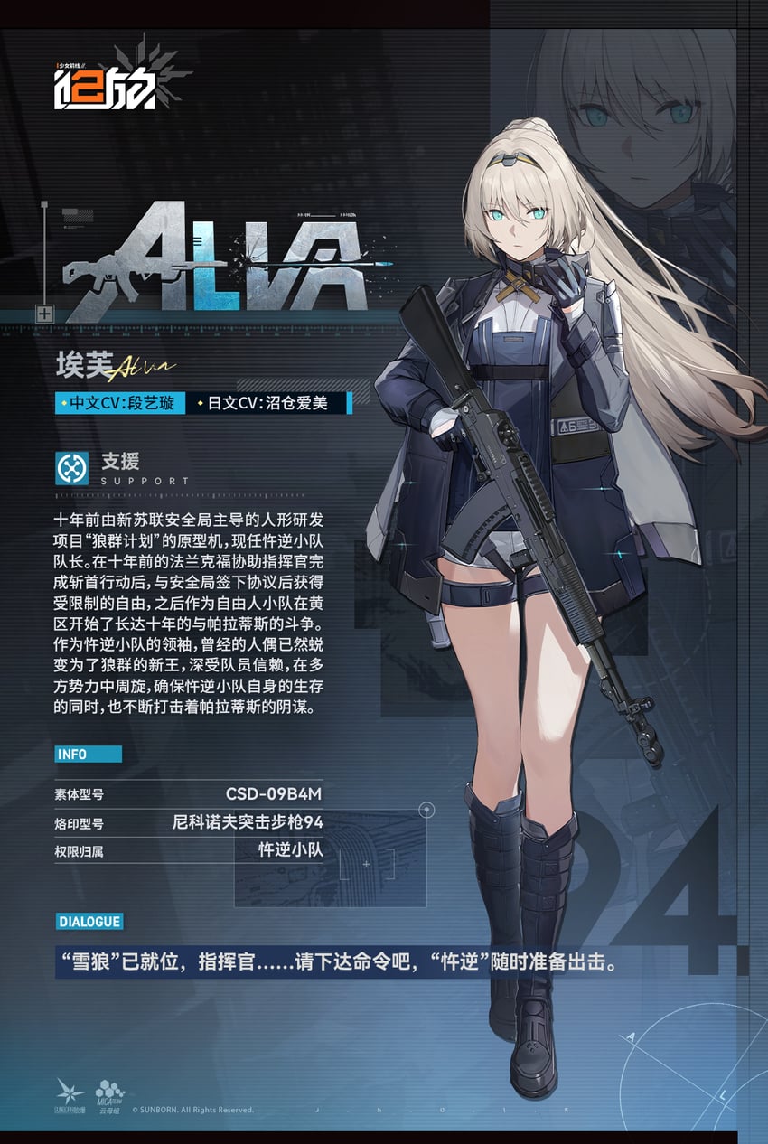 an-94 and alva (girls' frontline and 1 more)