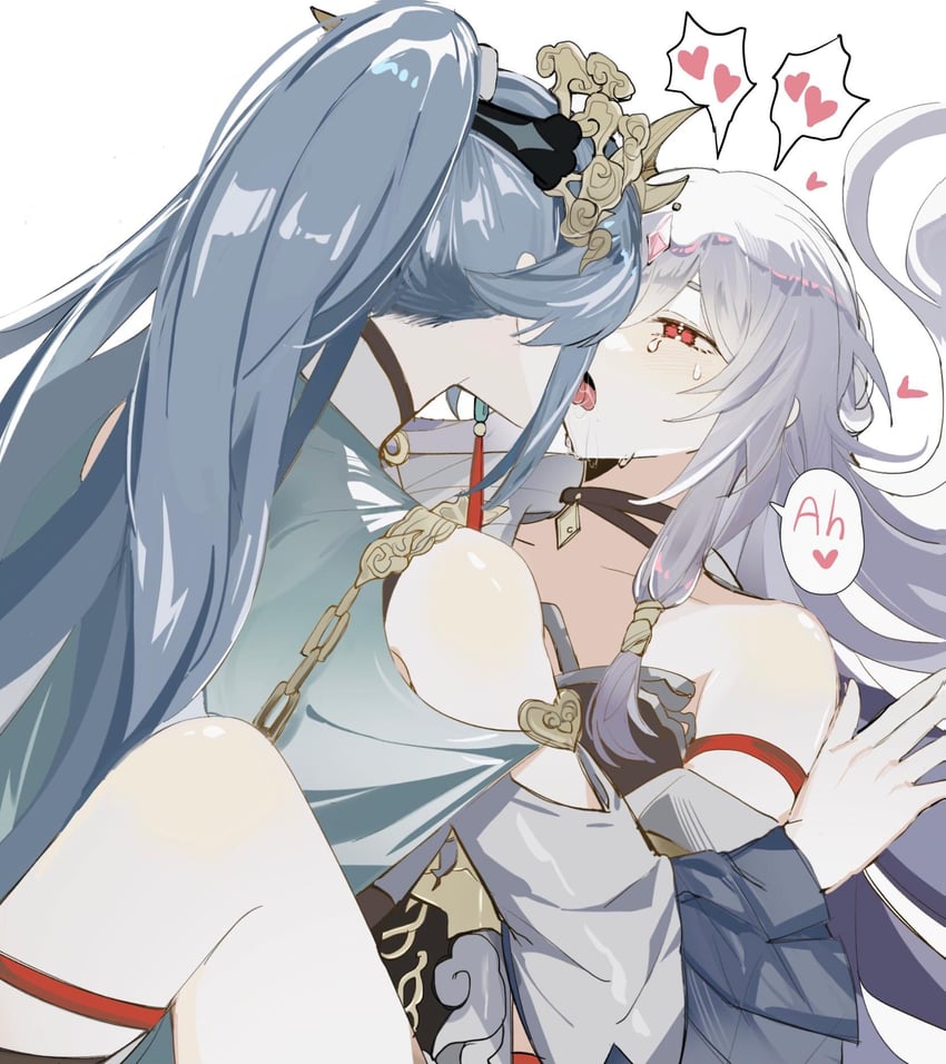 fu hua and herrscher of sentience (honkai and 1 more) drawn by qihuyn