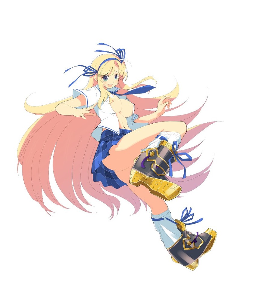 katsuragi (senran kagura and 1 more) drawn by yaegashi_nan