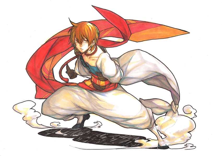 alibaba saluja (magi the labyrinth of magic) drawn by no_sense_of_shame