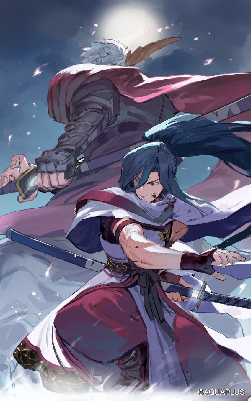 genjimaru and jachdwalt (utawarerumono and 1 more) drawn by kureta_(nikogori)