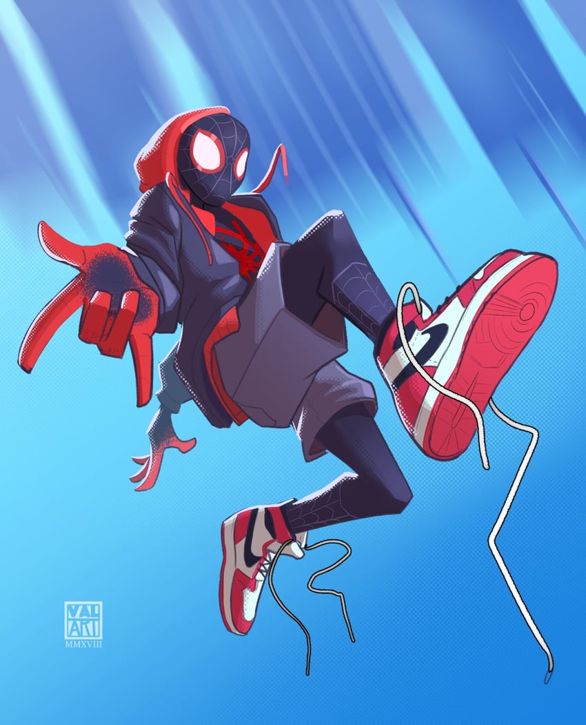 spider-man (marvel and 3 more) drawn by valantains
