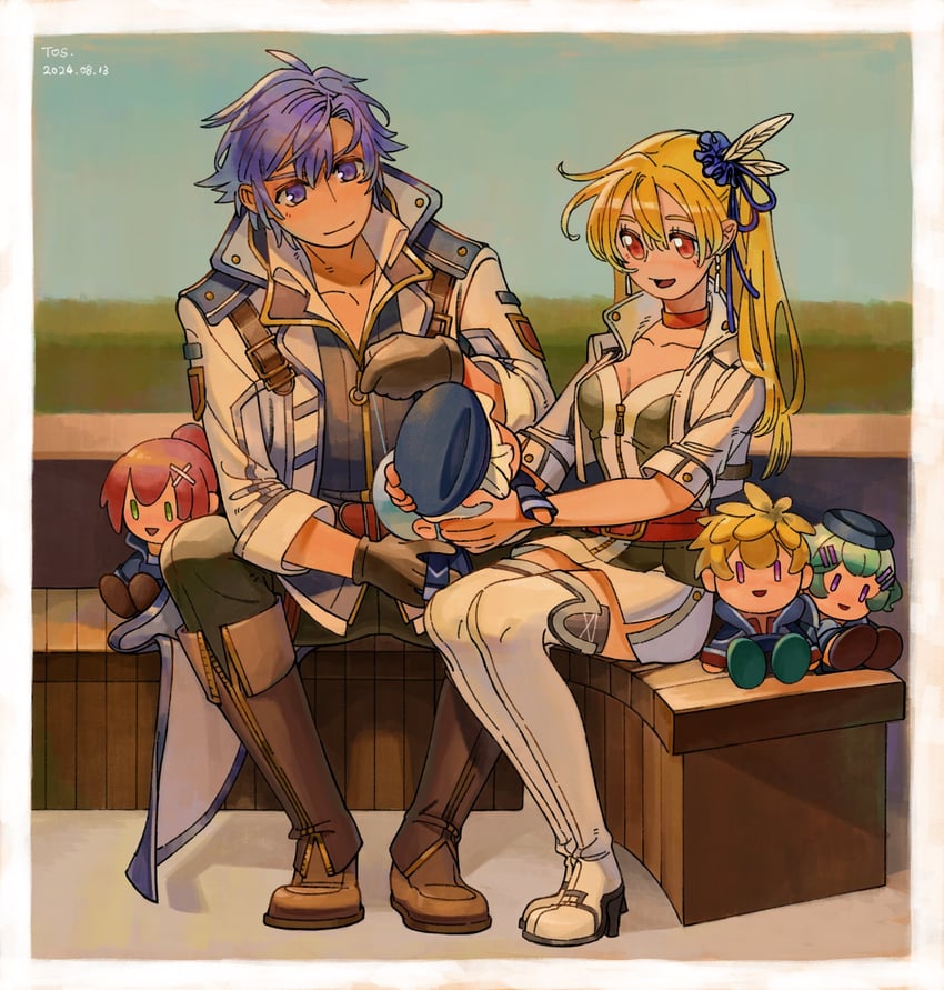 rean schwarzer, altina orion, alisa reinford, juna crawford, musse egret, and 2 more (eiyuu densetsu and 2 more) drawn by ptt788