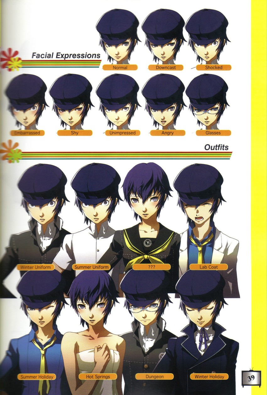 shirogane naoto (persona and 1 more) drawn by soejima_shigenori