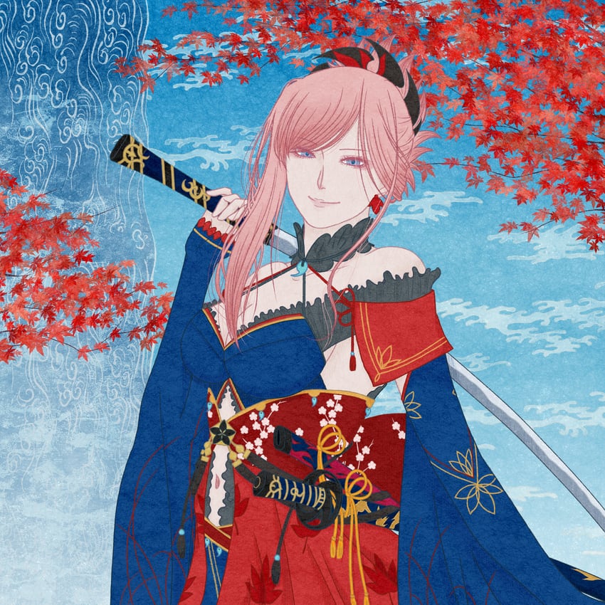 miyamoto musashi (fate and 1 more) drawn by monoumbran