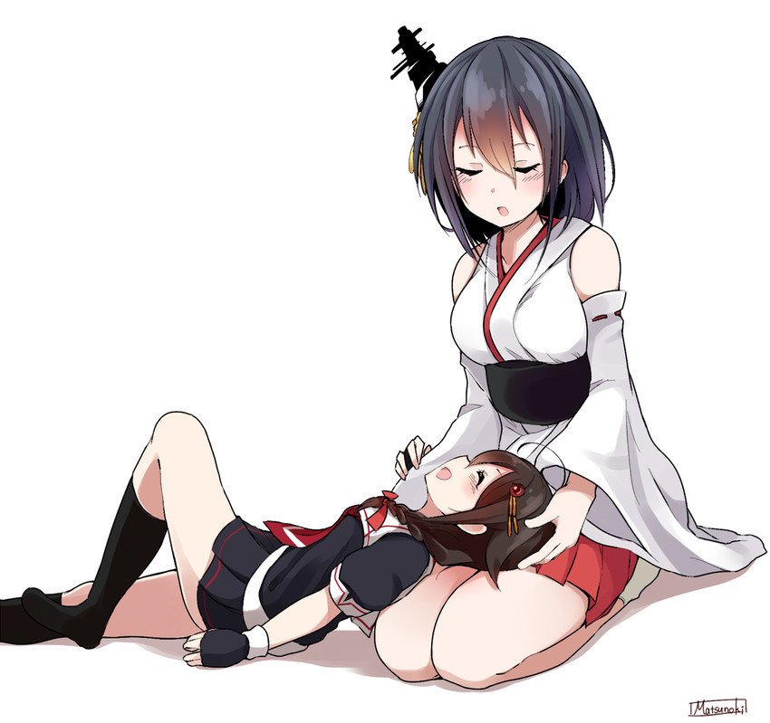 shigure, shigure kai ni, and yamashiro (kantai collection) drawn by suruga_(xsurugax)