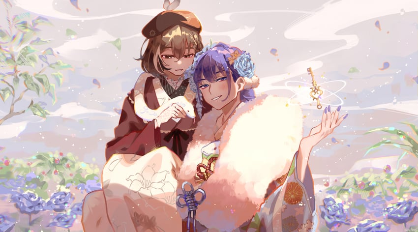 ouro kronii, nanashi mumei, and boros (hololive and 1 more) drawn by ellie_niunai_zhuyi_zhe