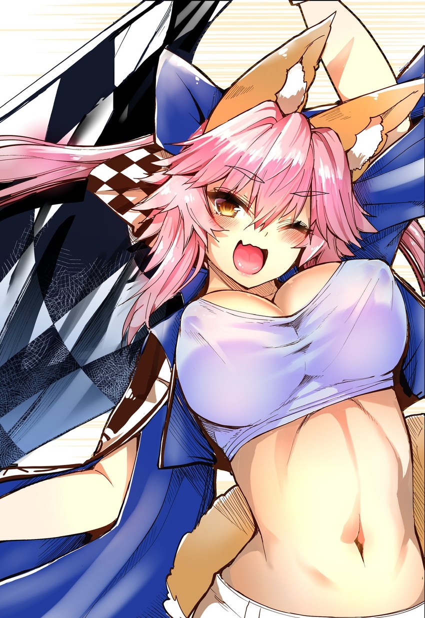 tamamo and tamamo no mae (fate and 2 more) drawn by wisespeak