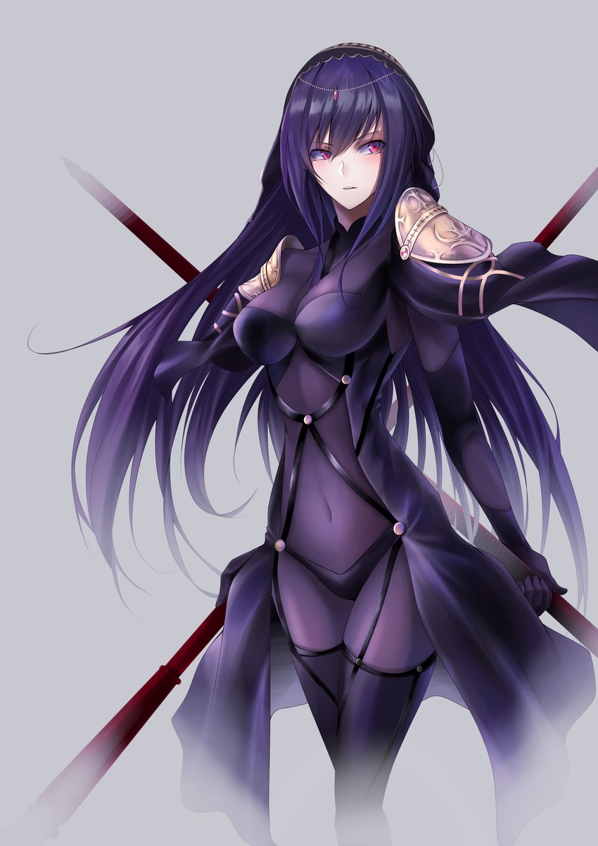 scathach (fate and 1 more) drawn by takagi_mitsukuni