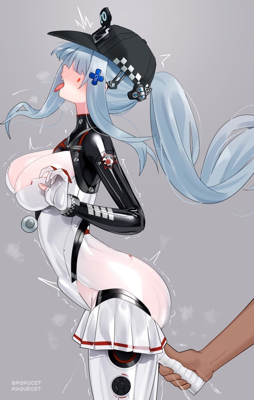 hk416 and klukai (girls' frontline and 1 more) drawn by maguro27