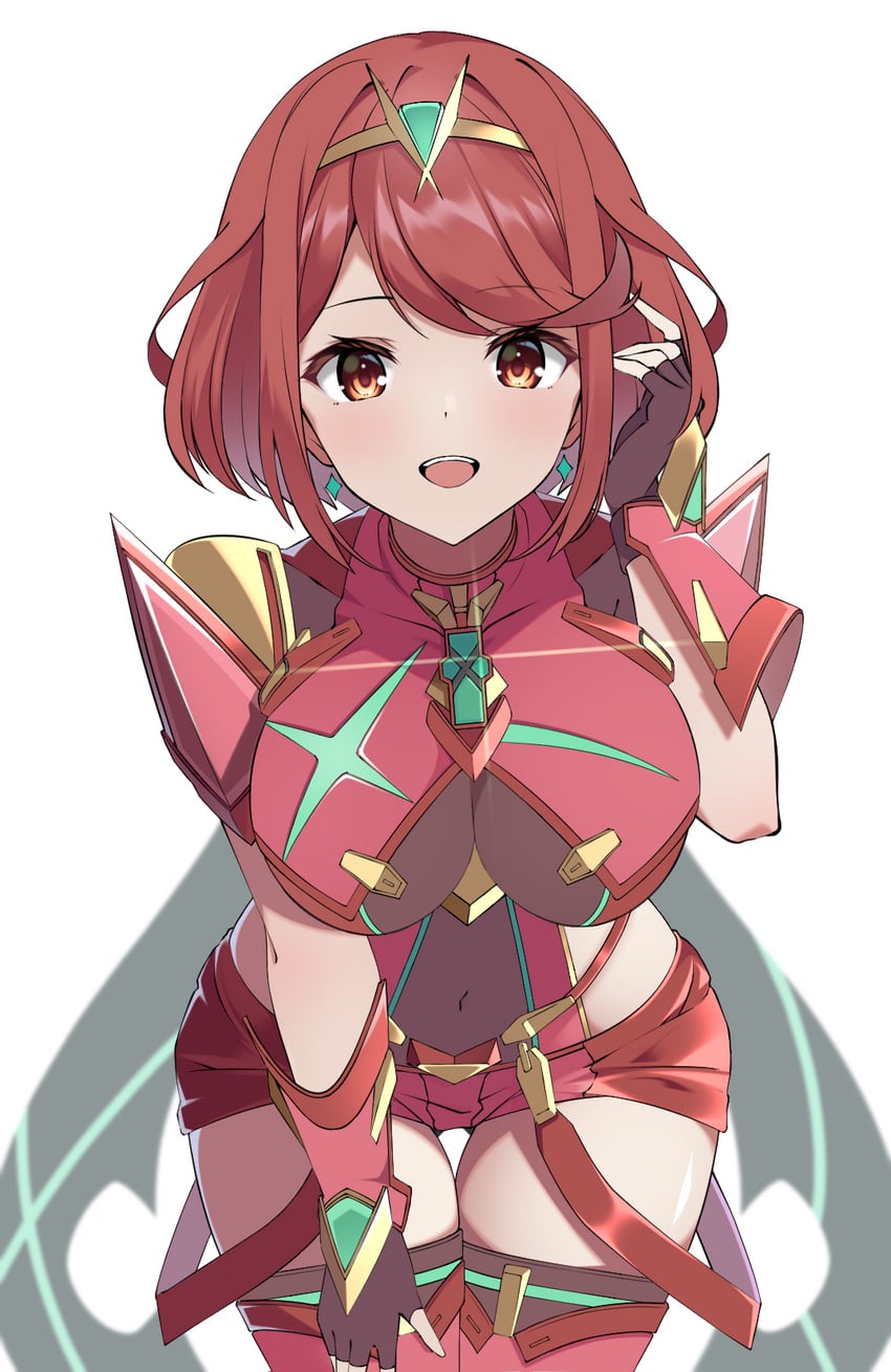 pyra (xenoblade chronicles and 1 more) drawn by tsumugi_1210