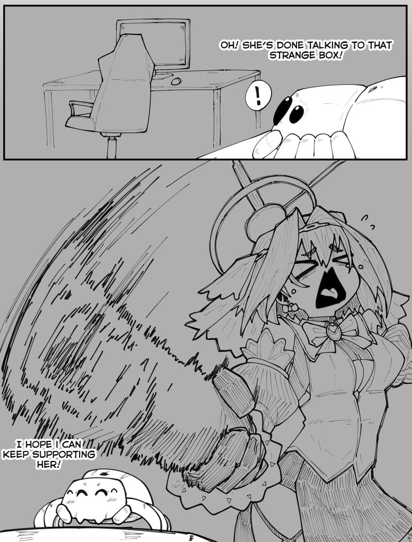 ouro kronii (hololive and 1 more) drawn by oruruca86