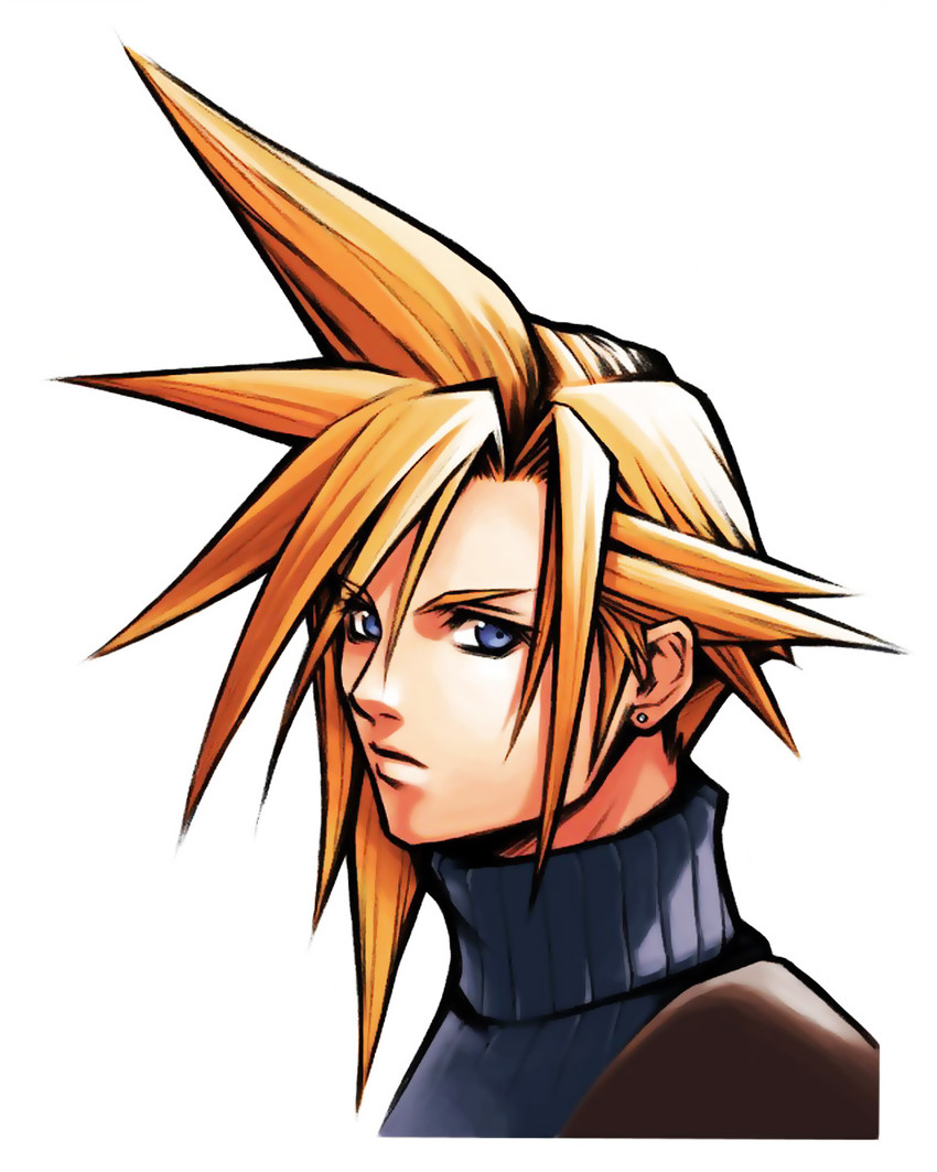 cloud strife (final fantasy and 2 more) drawn by nomura_tetsuya