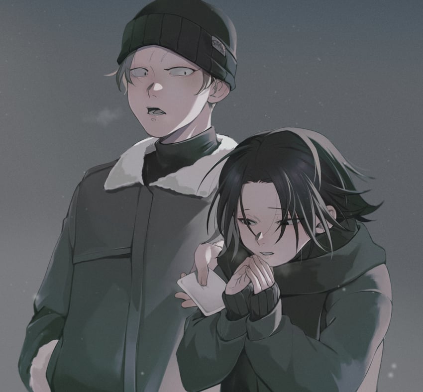 feitan portor and phinks magcub (hunter x hunter) drawn by nora_gates