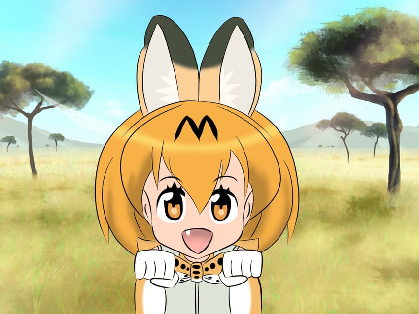 serval (kemono friends) drawn by mox_(lightningbee)