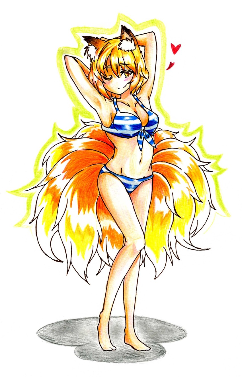 yakumo ran (touhou) drawn by gokuu_(acoloredpencil)