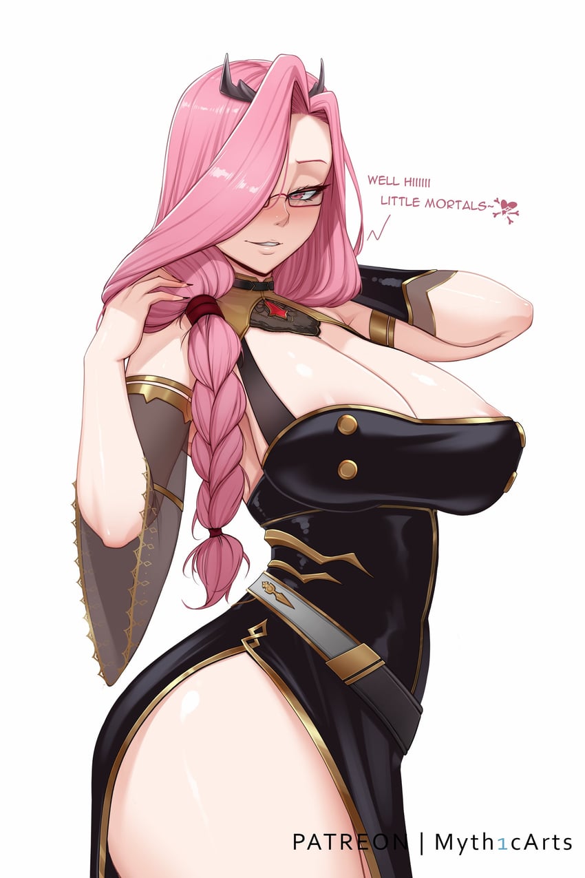mori calliope and mama mori (hololive and 1 more) drawn by myth1carts