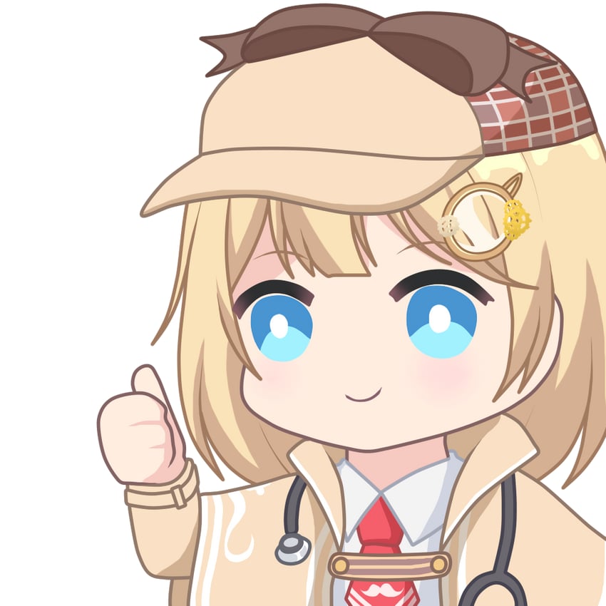watson amelia (hololive and 1 more) drawn by zephylyne