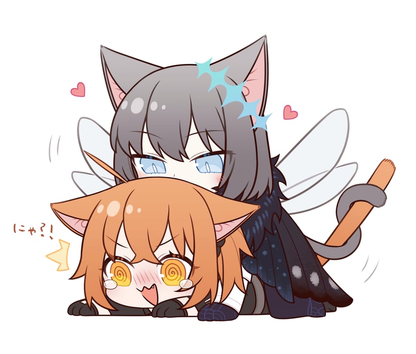 fujimaru ritsuka and oberon (fate and 1 more) drawn by herliearse
