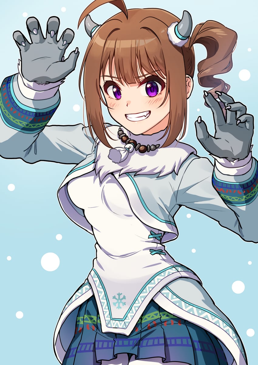 yokoyama nao (idolmaster and 2 more) drawn by kamille_(vcx68)