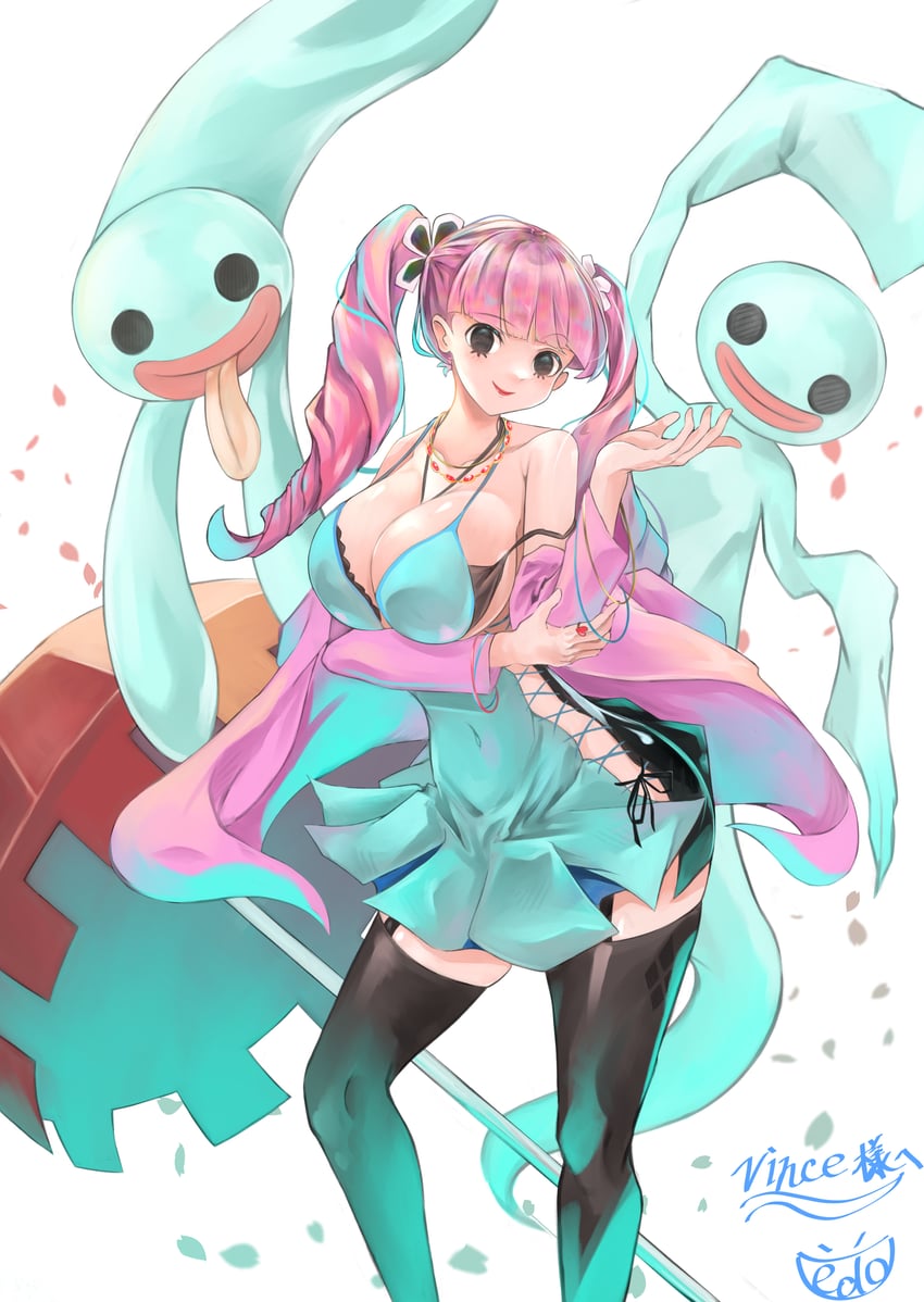 perona and shiramine nokia (one piece and 2 more) drawn by edo-chama