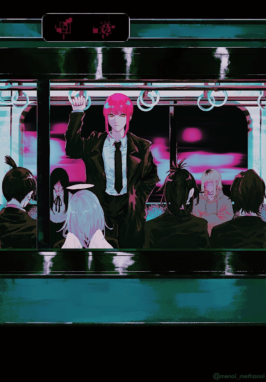 makima, hayakawa aki, angel devil, sawatari akane, tendou michiko, and 2 more (chainsaw man) drawn by menol_methanol