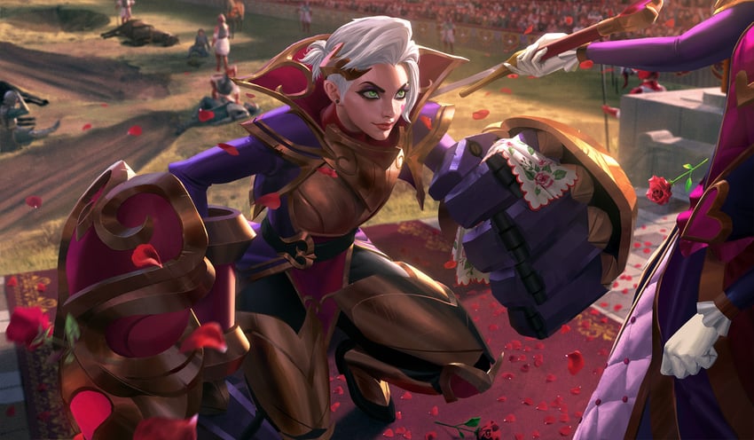 vi and heartbreaker vi (league of legends) drawn by sangsoo_jeong