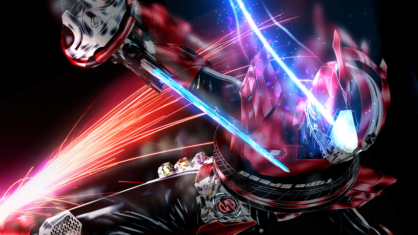 kamen rider drive (kamen rider and 1 more) drawn by kuzurx