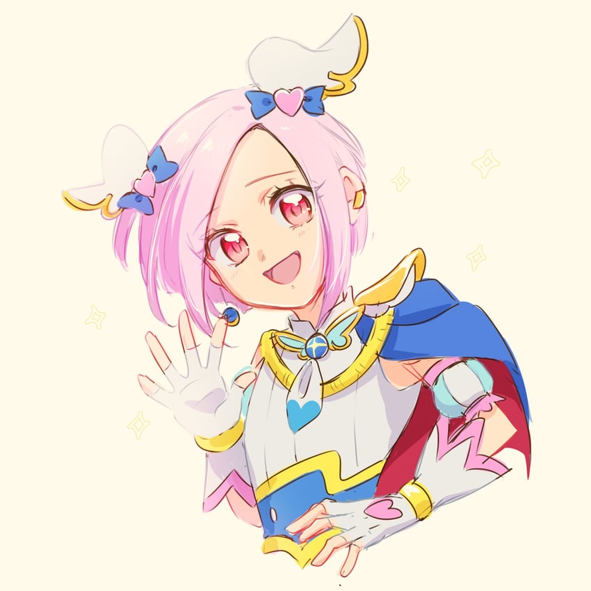 higashi setsuna, cure sky, and cure passion (precure and 2 more) drawn by fpminnie1