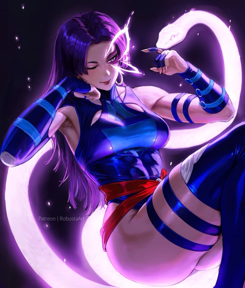 psylocke (marvel and 2 more) drawn by robusta_mania