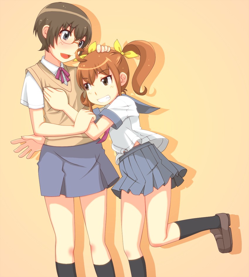 tamura manami and kurusu kanako (ore no imouto ga konna ni kawaii wake ga nai) drawn by elmchi