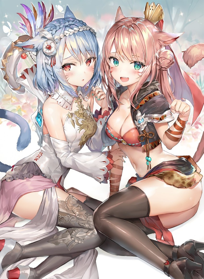 warrior of light, white mage, and monk (final fantasy and 1 more) drawn by momoko_(momopoco)
