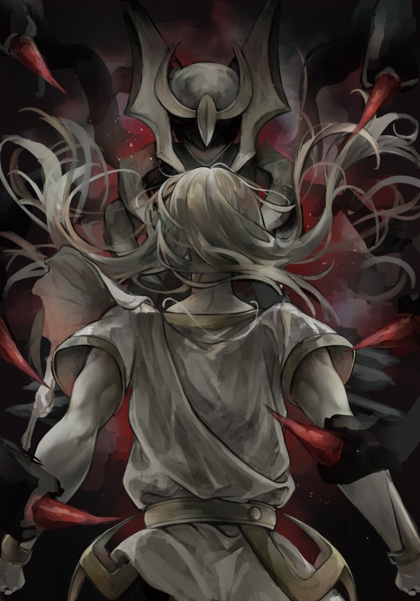 volo and giratina (pokemon and 1 more) drawn by cain1793